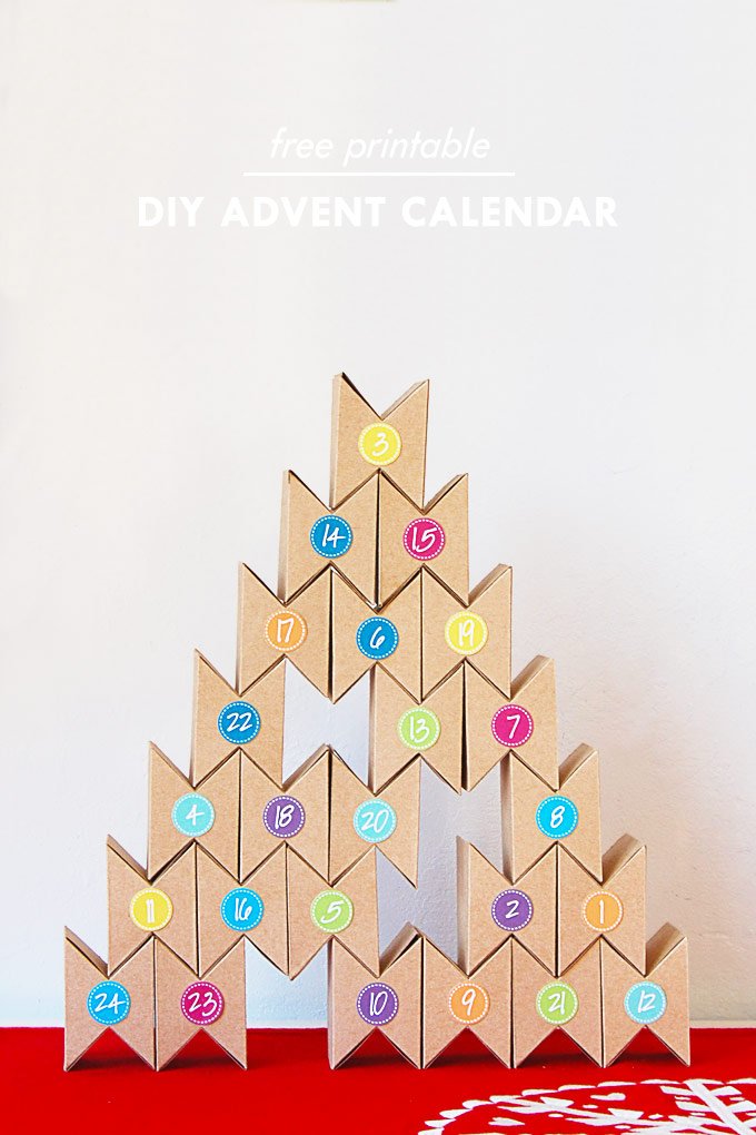 DIY Advent Calendar (Free Printable )